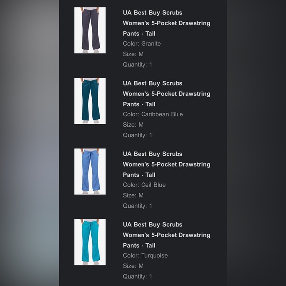 6 Scrub Sets $35 each & 2 hoodies $15 each Brand New Never Open ! Small & Medium - Picture 5 of 7